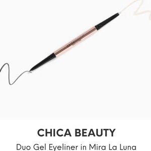 Chica Beauty Duo Gel Eyeliner in Mira La Luna NIB